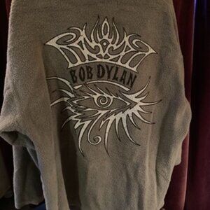 Bob Dylan logo hoodie- unisex six M/L 100% cotton cozy pullover sweatshirt.
